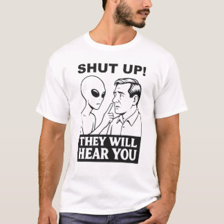 Camiseta Alienígena alerta humano