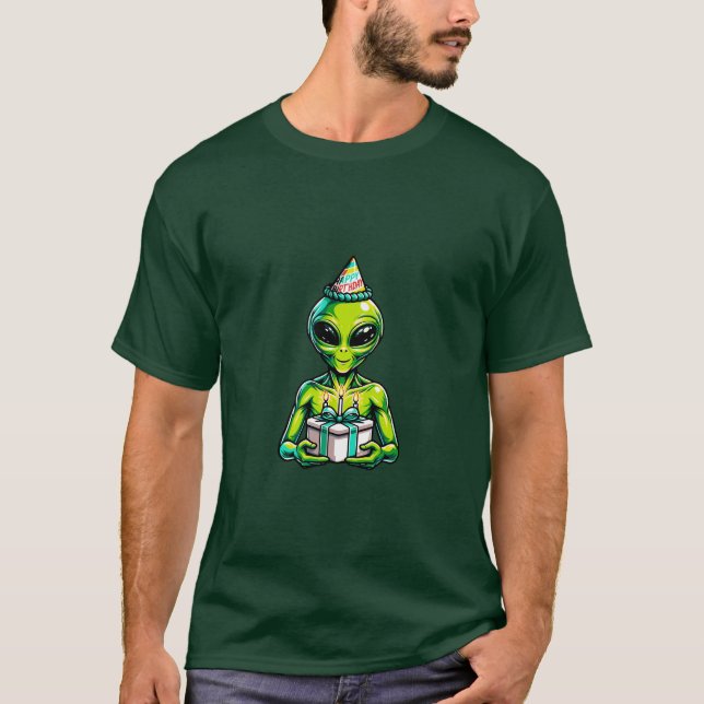 Camiseta Alienígena Aniversário (Frente)