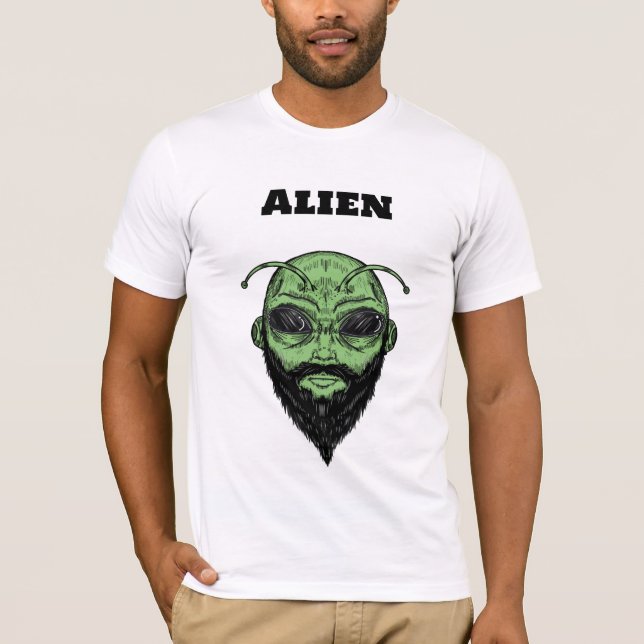 Camiseta Alienígena antiga (Frente)