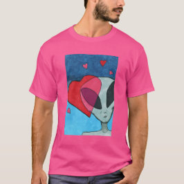 Camiseta Alienígena Apaixonado