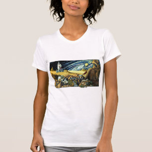 Camiseta Alienígena Arqueologia Damas Camisa-T