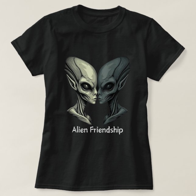 Camiseta Alienígena BFF T-Shirt (Frente do Design)