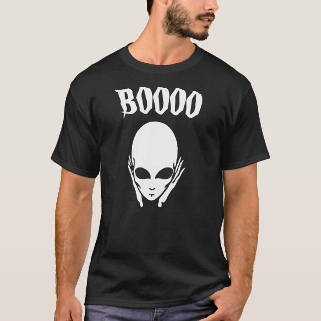 Camiseta Alienígena, Botão, editar texto (Frente)