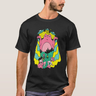 Camiseta Alienígena Cat Abduzindo Pessoas Ufo