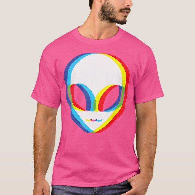 Camiseta Alienígena Coluna Da Cabeça Derramada Da Alienígen (Frente)