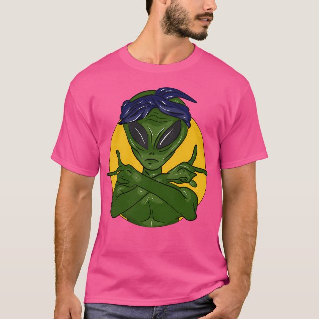 Camiseta Alienígena com véu (Frente)
