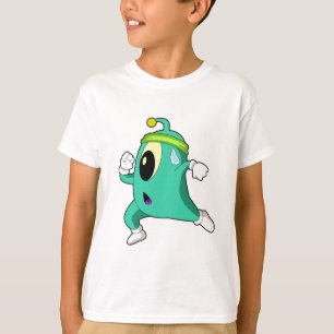 Camiseta Alienígena como Runner