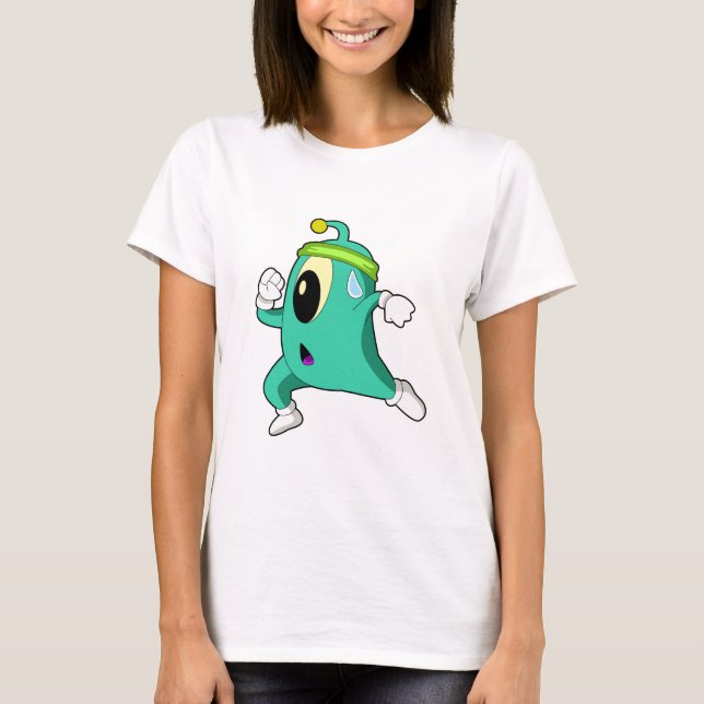 Camiseta Alienígena como Runner (Frente)