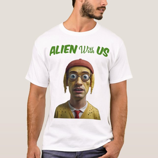 Camiseta Alienígena conosco (Frente)