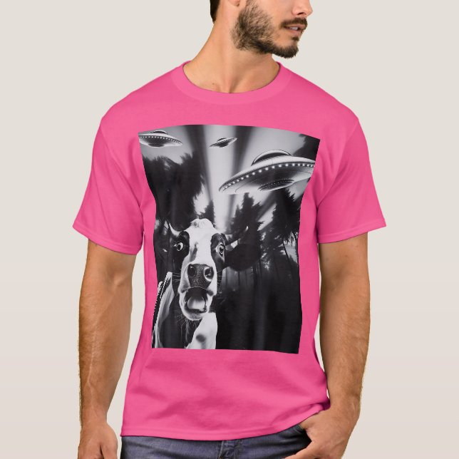 Camiseta Alienígena Cow Ufo (Frente)