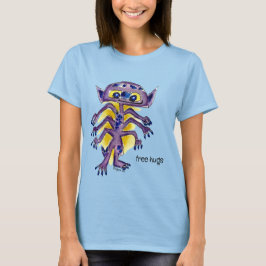 Camiseta Alienígena de Abraços Grátis