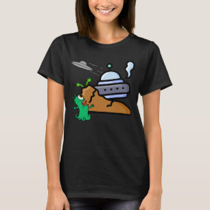 Camiseta Alienígena de aterrissagem com falha Retro.b