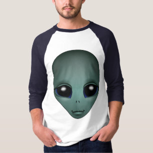 Camiseta Alienígena de Baseball em Jersey, alienígenas
