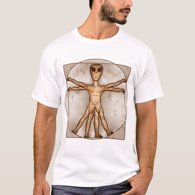 Camiseta Alienígena de Vitruvian (Frente)