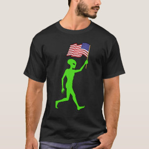 Camiseta ALIENÍGENA do Dia da Independência FUNNY 4 de julh