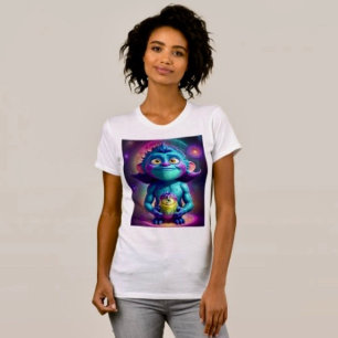 Camiseta Alienígena do Espaço & Amigo