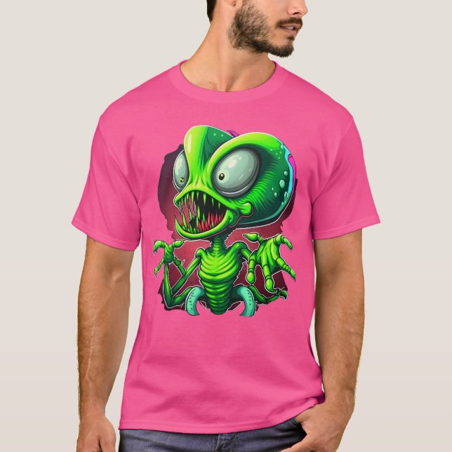 Camiseta Alienígena do planeta Marte (Frente)