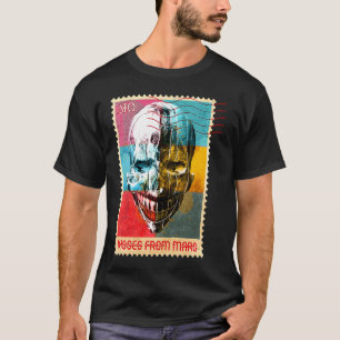 Camiseta Alienígena E Marte Ufo Graphic Kisses De Mars Stam