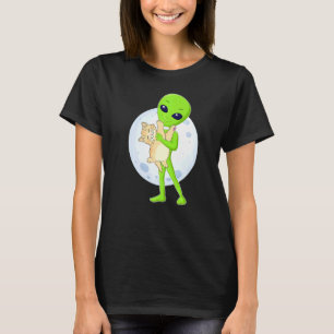 Camiseta Alienígena E O Gato Ufo 51 Área Eu Sempre Acredite