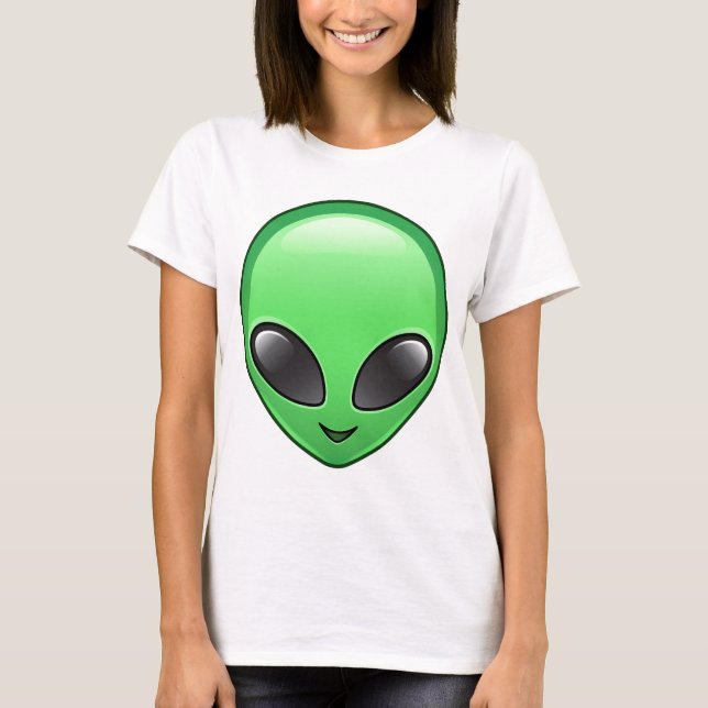 Camiseta alienígena emoji (Frente)