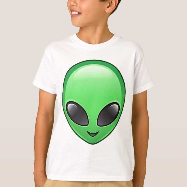 Camiseta alienígena emoji (Frente)