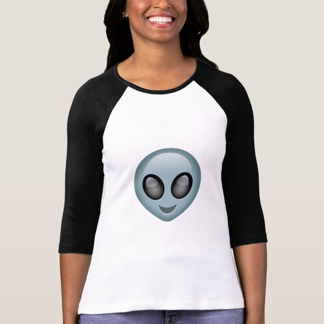 Camiseta Alienígena Emoji do Extraterrestrial (Frente)