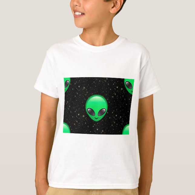 Camiseta alienígena emojis (Frente)