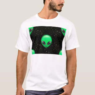 Camiseta alienígena emojis