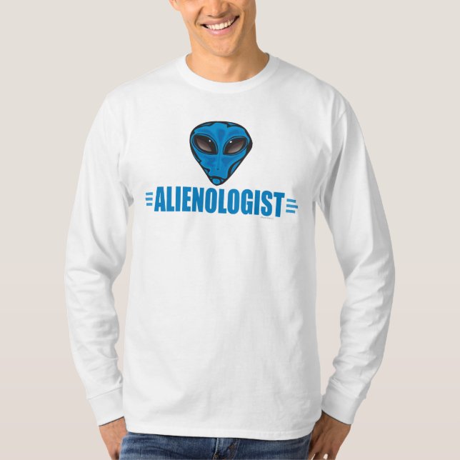 Camiseta Alienígena engraçada (Frente)