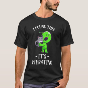Camiseta Alienígena Engraçada Encontrando Vibra Não Identif