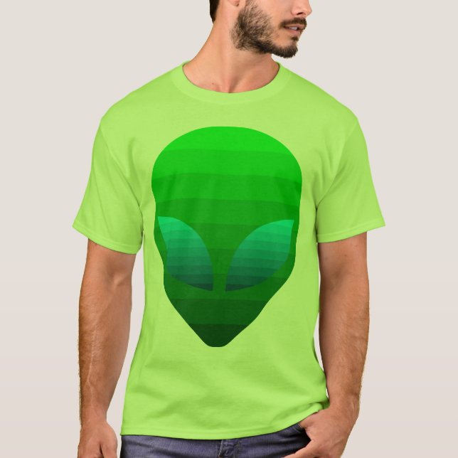 Camiseta Alienígena Espacial Rave de Kawaii (Frente)