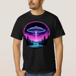 Camiseta Alienígena Espacial Retrofuturista