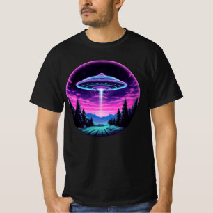 Camiseta Alienígena Espacial Retrofuturista