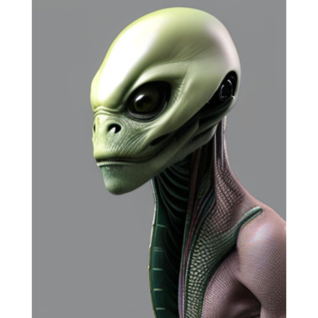 Camiseta Alienígena Espaço Futurístico Linda cor T-Shirt (Criador carregado)