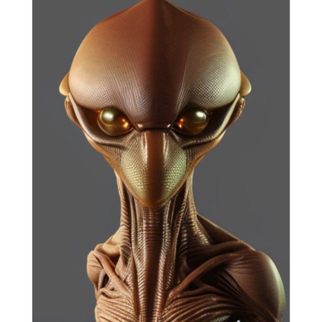 Camiseta Alienígena Espaço Futurístico Linda cor T-Shirt (Criador carregado)