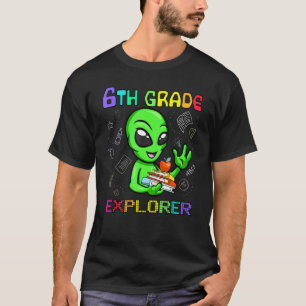 Camiseta Alienígena Espetacular Do Explorador De 6 Grau De 