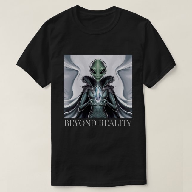 Camiseta Alienígena espiritual (Frente do Design)