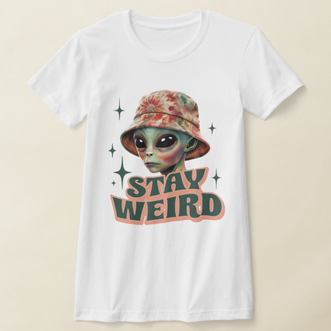 Camiseta Alienígena esquisita, camisa-coroa (Postura )