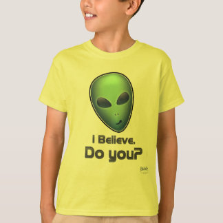 Camiseta Alienígena: Eu acredito. Faz você? T-shirt dos