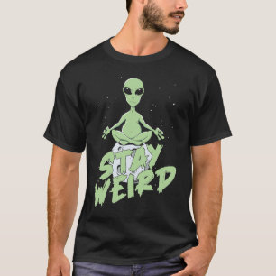 Camiseta Alienígena extraterrestre, nave espacial Saucer, M