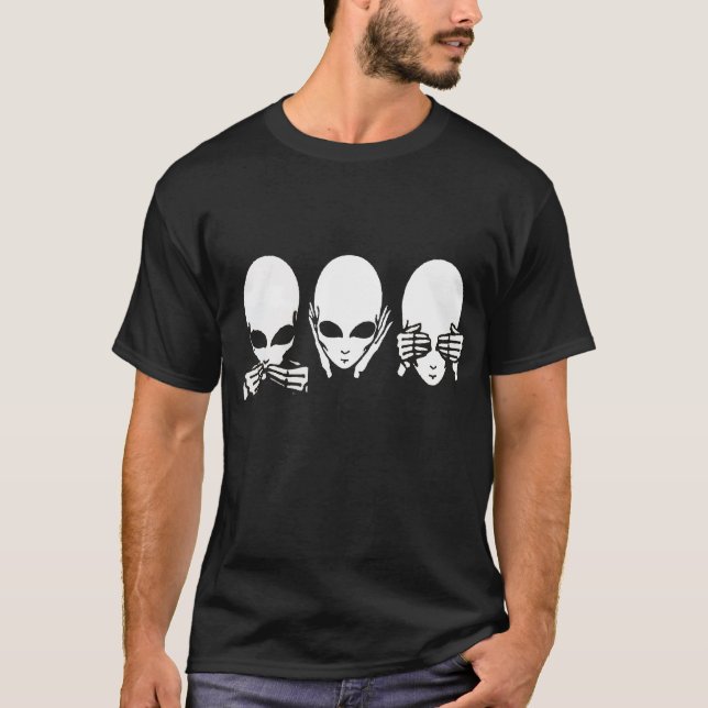 Camiseta Alienígena, Fale sem Mau, edite texto (Frente)