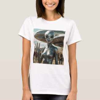 Camiseta ALIENÍGENA Female HELLO