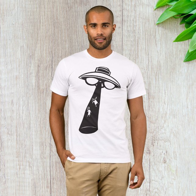 Camiseta Alienígena Gráfica de Rapto de OVNI Retroativa Sci (Criador carregado)