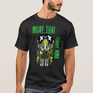 Camiseta Alienígena Grande Muay Thai, Mma, Greve, Jiu Jitsu