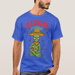 Camiseta Alienígena ilegal Cinco de Mayo Sci Fi