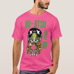 Camiseta Alienígena Jiu-Jitsu Astronauta Chill Mma Grapple