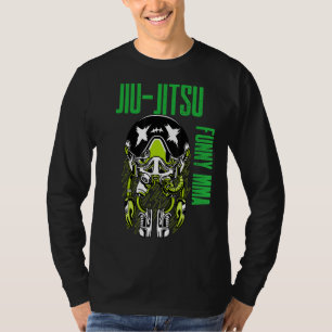 Camiseta Alienígena Jiu Jitsu Astronauta Chill Mma Grapple