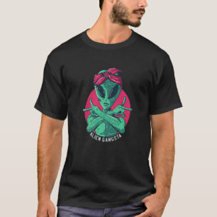 Camiseta Alienígena Marte Espaço OVNI Gângster