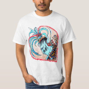 Camiseta Alienígena Maya Elf Coração Estranho