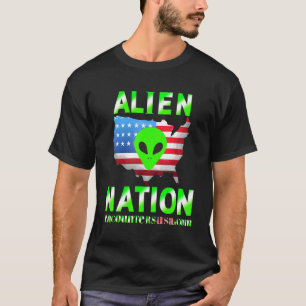 Camiseta Alienígena Nation Encounts Usa